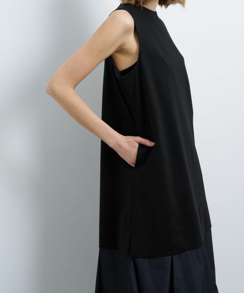 LANVIN en Bleu / ランバン オン ブルー ドレス | ストレッチポンチコンビワンピース | 詳細6