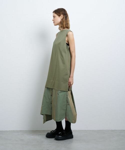 LANVIN en Bleu / ランバン オン ブルー ドレス | ストレッチポンチコンビワンピース | 詳細9