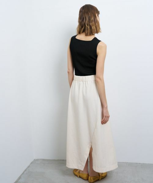 LANVIN en Bleu / ランバン オン ブルー ドレス | リングツイードニットコンビワンピース | 詳細10