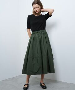 LANVIN en Bleu / ランバン オン ブルー ドレス | テレココンビフレアーワンピース