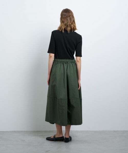 LANVIN en Bleu / ランバン オン ブルー ドレス | テレココンビフレアーワンピース | 詳細3