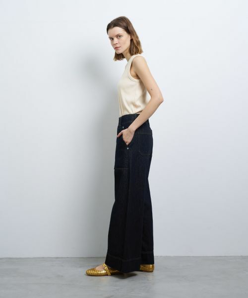 LANVIN en Bleu / ランバン オン ブルー その他パンツ | デニムバギーパンツ | 詳細2
