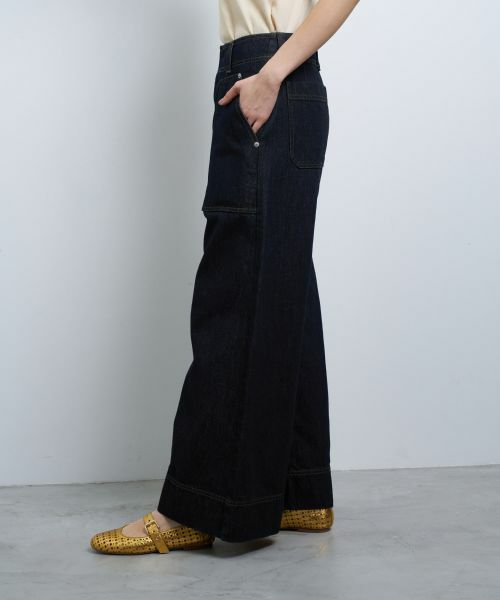 LANVIN en Bleu / ランバン オン ブルー その他パンツ | デニムバギーパンツ | 詳細5