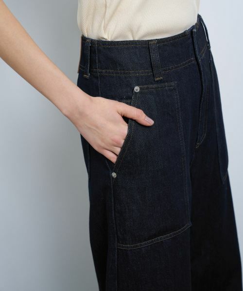 LANVIN en Bleu / ランバン オン ブルー その他パンツ | デニムバギーパンツ | 詳細7