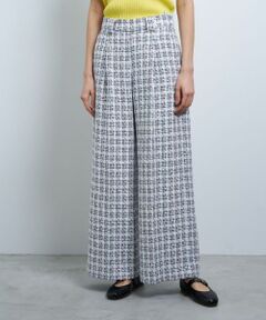 LANVIN en Bleu / ランバン オン ブルー その他パンツ | ツイードタックパンツ