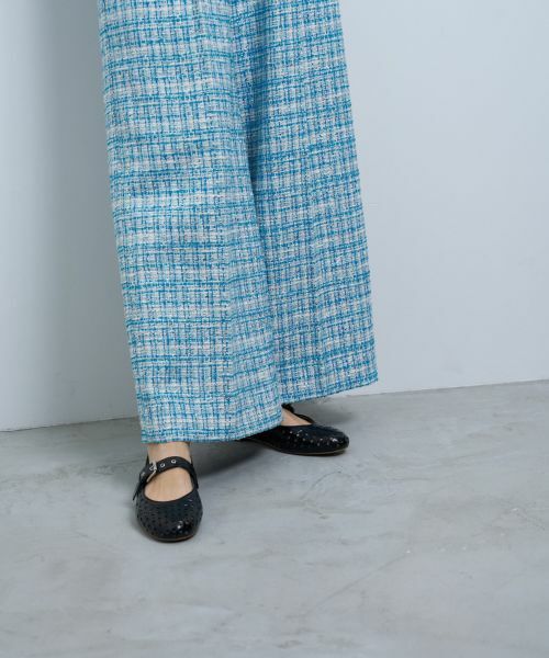 LANVIN en Bleu / ランバン オン ブルー その他パンツ | ツイードタックパンツ | 詳細7