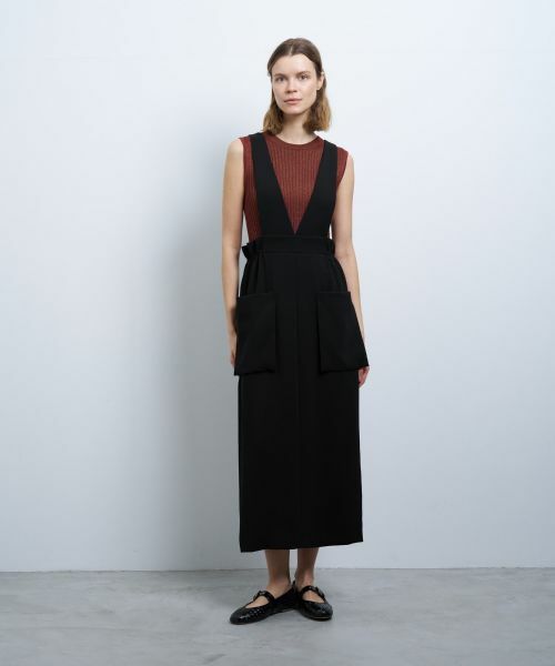 LANVIN en Bleu / ランバン オン ブルー ロング・マキシ丈スカート | サロペットスカート | 詳細1