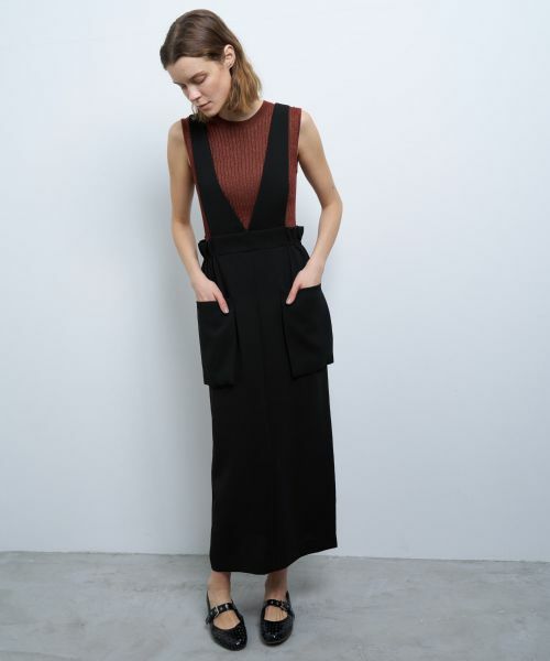 LANVIN en Bleu / ランバン オン ブルー ロング・マキシ丈スカート | サロペットスカート | 詳細4