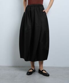 ランバンのフレアースカート、しっとりポリエステル　コロネット ランバンのフレアースカート、しっとりポリエステルコロネット