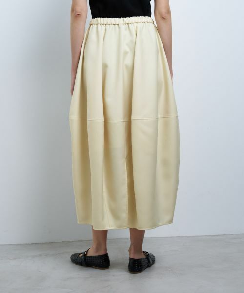 LANVIN en Bleu / ランバン オン ブルー ロング・マキシ丈スカート | ポリエステルツイルコクーンゴムスカート | 詳細2