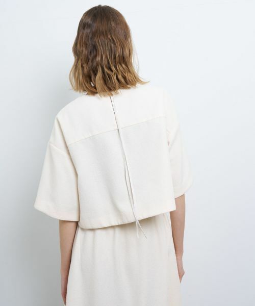 LANVIN en Bleu / ランバン オン ブルー シャツ・ブラウス | リングツイードプルオーバーブラウス | 詳細5