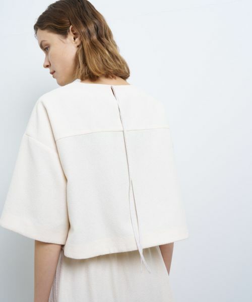 LANVIN en Bleu / ランバン オン ブルー シャツ・ブラウス | リングツイードプルオーバーブラウス | 詳細6