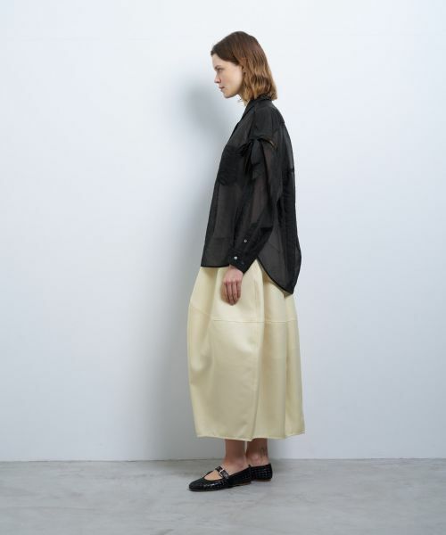 新品⭐︎EMMA TANK PALLADIO GRID リボンショルダーブラウス 新品⭐︎EMMA TANK PALLADIO GRID リボンショルダーブラウス