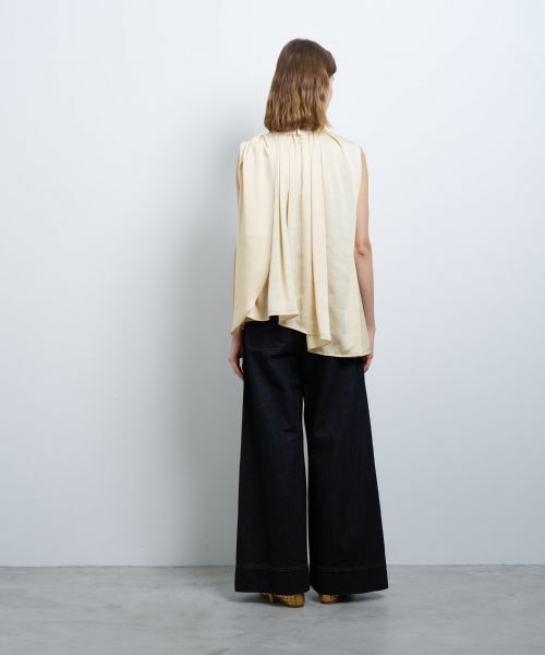 LANVIN en Bleu / ランバン オン ブルー シャツ・ブラウス | サテンショルダーリボンブラウス | 詳細3