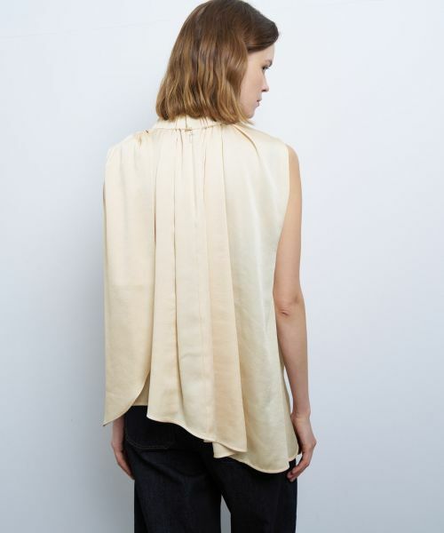 LANVIN en Bleu / ランバン オン ブルー シャツ・ブラウス | サテンショルダーリボンブラウス | 詳細6