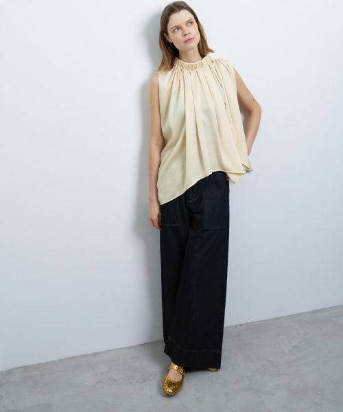 LANVIN en Bleu / ランバン オン ブルー シャツ・ブラウス | サテンショルダーリボンブラウス | 詳細9