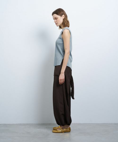 LANVIN en Bleu / ランバン オン ブルー Tシャツ | カーブヘムテレコタンクトップ | 詳細9