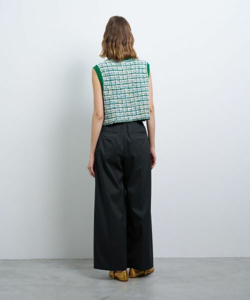 LANVIN en Bleu / ランバン オン ブルー カーディガン・ボレロ | サマーニットツイードベスト | 詳細10