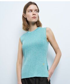 LANVIN en Bleu / ランバン オン ブルー ニット・セーター | カラーステッチワイドリブニット