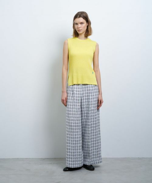 LANVIN en Bleu / ランバン オン ブルー ニット・セーター | カラーステッチワイドリブニット | 詳細17