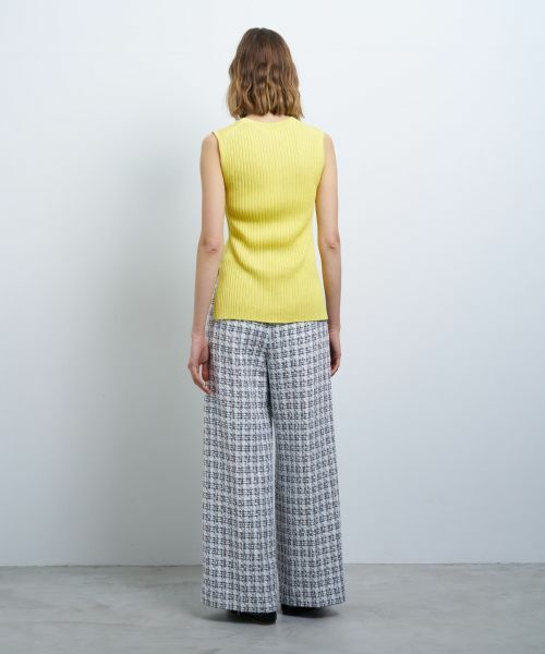 LANVIN en Bleu / ランバン オン ブルー ニット・セーター | カラーステッチワイドリブニット | 詳細19