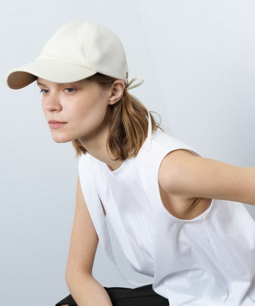 LANVIN en Bleu / ランバン オン ブルー その他小物 | Kaleidoscope logoコットンサテンキャップ | 詳細1