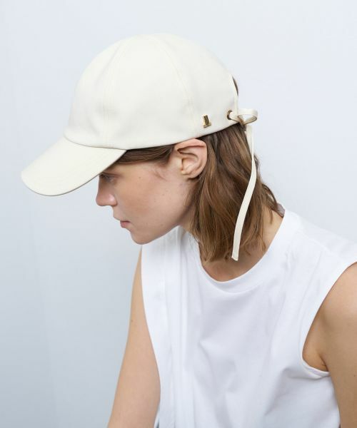 LANVIN en Bleu / ランバン オン ブルー その他小物 | Kaleidoscope logoコットンサテンキャップ | 詳細2