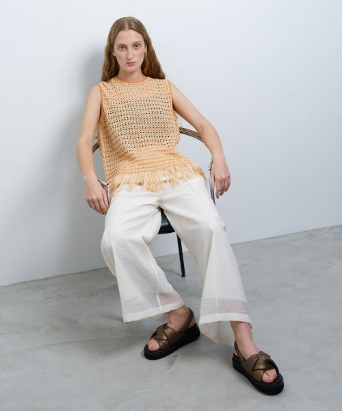 LANVIN en Bleu / ランバン オン ブルー その他小物 | ツイストフラットサンダル | 詳細1