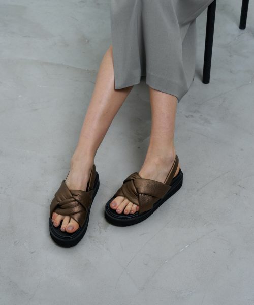 LANVIN en Bleu / ランバン オン ブルー その他小物 | ツイストフラットサンダル | 詳細5