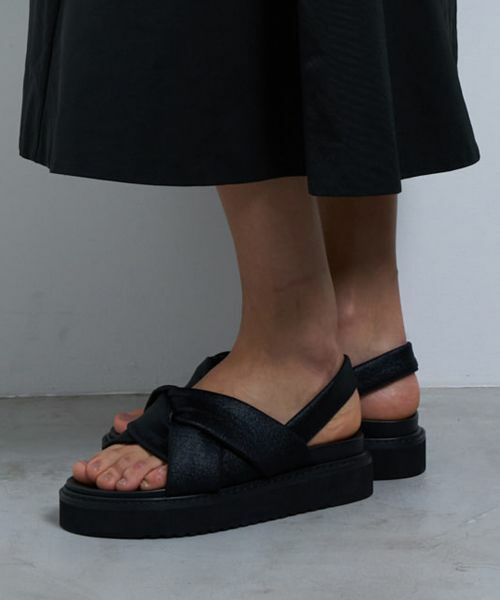 LANVIN en Bleu / ランバン オン ブルー その他小物 | ツイストフラットサンダル | 詳細8