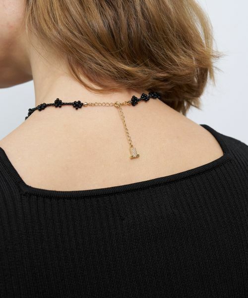 LANVIN en Bleu / ランバン オン ブルー その他小物 | フラワービーズネックレス | 詳細10