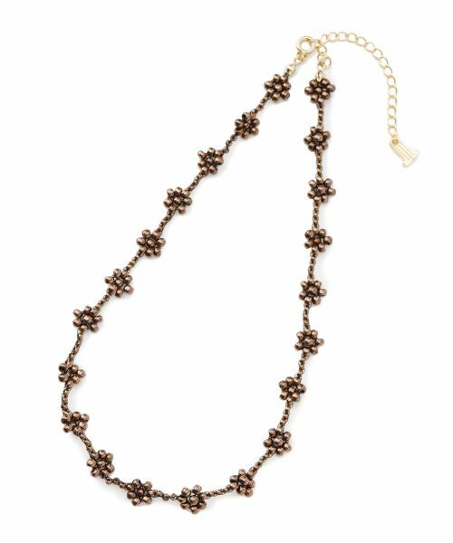 LANVIN en Bleu / ランバン オン ブルー その他小物 | フラワービーズネックレス | 詳細4