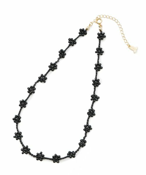 LANVIN en Bleu / ランバン オン ブルー その他小物 | フラワービーズネックレス | 詳細5