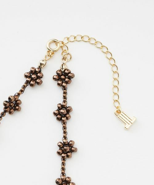 LANVIN en Bleu / ランバン オン ブルー その他小物 | フラワービーズネックレス | 詳細7