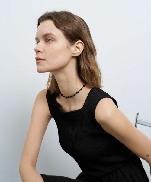 LANVIN en Bleu / ランバン オン ブルー その他小物 | フラワービーズネックレス | 詳細8