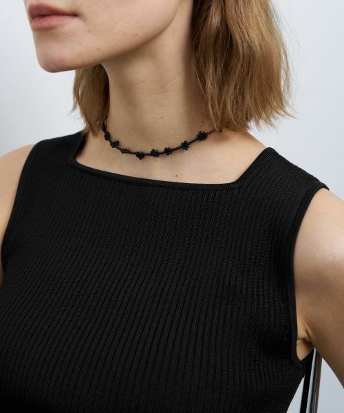 LANVIN en Bleu / ランバン オン ブルー その他小物 | フラワービーズネックレス | 詳細9