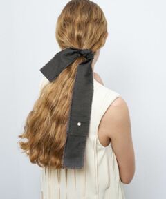 LANVIN en Bleu / ランバン オン ブルー その他小物 | フリンジロングリボンヘアゴム