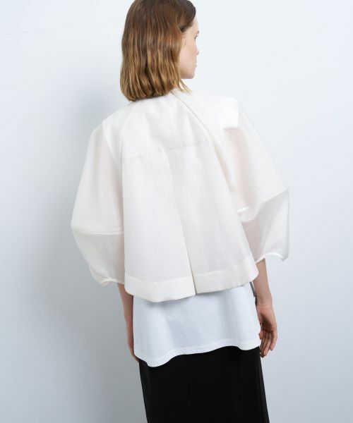 LANVIN en Bleu / ランバン オン ブルー テーラードジャケット | シアージップアップブルゾン | 詳細12