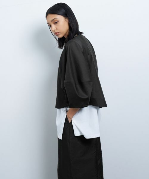 LANVIN en Bleu / ランバン オン ブルー テーラードジャケット | シアージップアップブルゾン | 詳細4