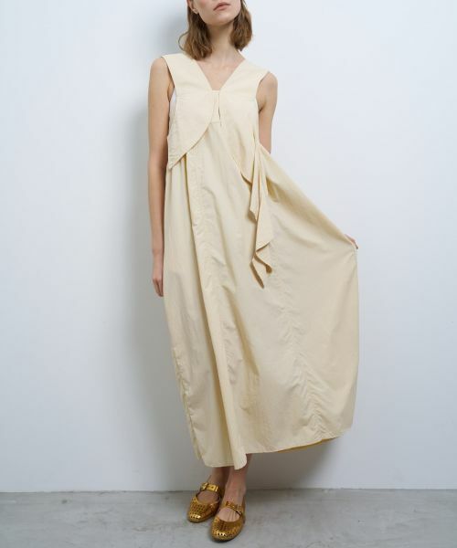セール】 アシンメラッフルノースリーブワンピース （ドレス