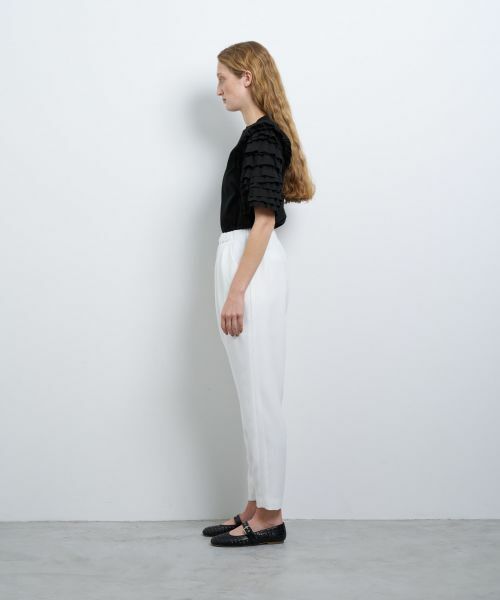 LANVIN en Bleu / ランバン オン ブルー その他パンツ | ベネシャンゴムテーパードパンツ | 詳細1