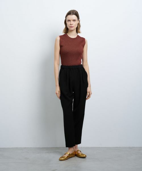 LANVIN en Bleu / ランバン オン ブルー その他パンツ | ベネシャンゴムテーパードパンツ | 詳細10