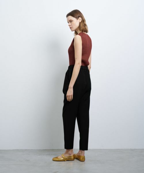 LANVIN en Bleu / ランバン オン ブルー その他パンツ | ベネシャンゴムテーパードパンツ | 詳細11