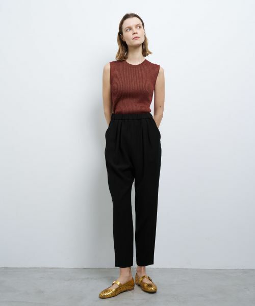 LANVIN en Bleu / ランバン オン ブルー その他パンツ | ベネシャンゴムテーパードパンツ | 詳細17