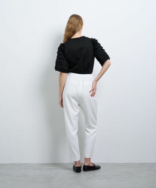 LANVIN en Bleu / ランバン オン ブルー その他パンツ | ベネシャンゴムテーパードパンツ | 詳細2