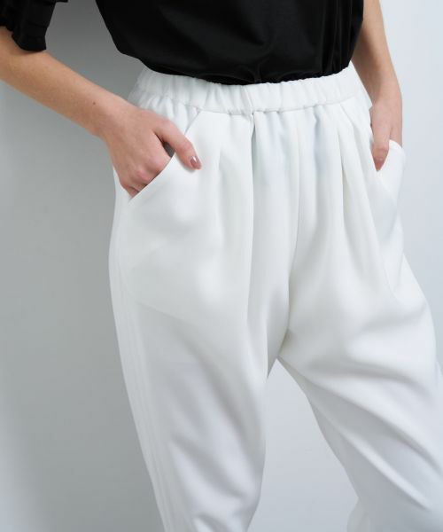 LANVIN en Bleu / ランバン オン ブルー その他パンツ | ベネシャンゴムテーパードパンツ | 詳細7