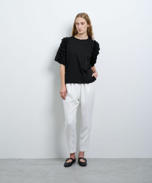 LANVIN en Bleu / ランバン オン ブルー その他パンツ | ベネシャンゴムテーパードパンツ | 詳細9