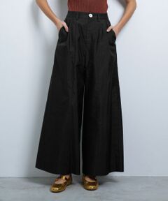 LANVIN en Bleu / ランバン オン ブルー その他パンツ | シャンタンタフタワイドパンツ