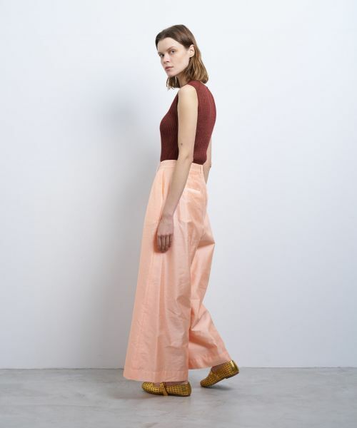 LANVIN en Bleu / ランバン オン ブルー その他パンツ | シャンタンタフタワイドパンツ | 詳細11