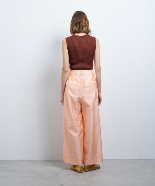 LANVIN en Bleu / ランバン オン ブルー その他パンツ | シャンタンタフタワイドパンツ | 詳細12